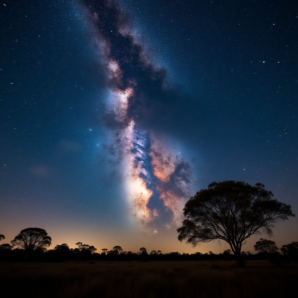 Milky Way over Australian Outback